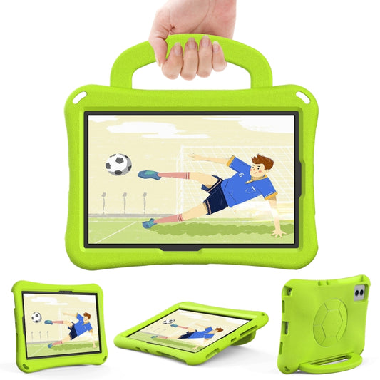 For Samsung Galaxy Tab S7 11 T870/T875 2020 Handle Football Shaped EVA Shockproof Tablet Case(Grass Green) by bashfashion