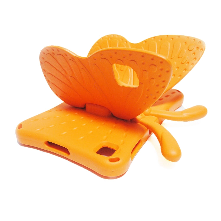 For Honor Pad X8 / X6 /7 Butterfly Bracket Kids EVA Shockproof Tablet Case(Orange) by bashfashion