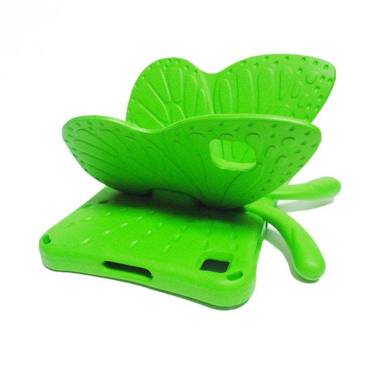 For Honor Pad X8 / X6 /7 Butterfly Bracket Kids EVA Shockproof Tablet Case(Green) by bashfashion