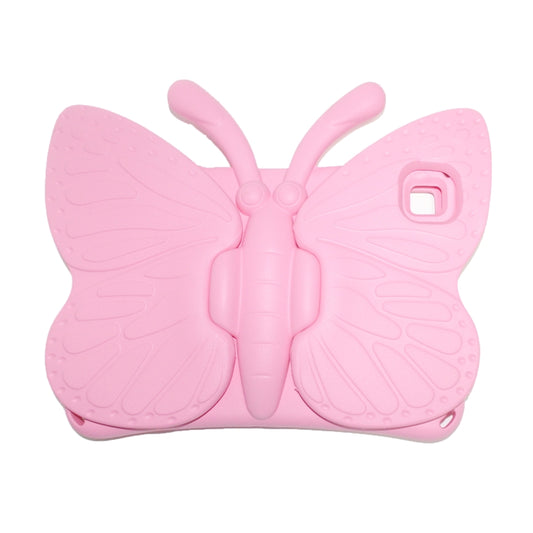 For Honor Pad X8 / X6 /7 Butterfly Bracket Kids EVA Shockproof Tablet Case(Pink) by bashfashion