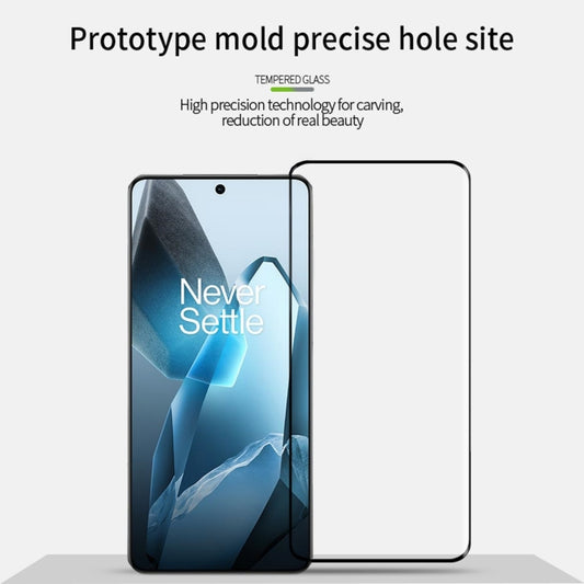 For OnePlus 13 MOFI 9H 3D Hot Bending Tempered Glass Film(Black) by MOFI