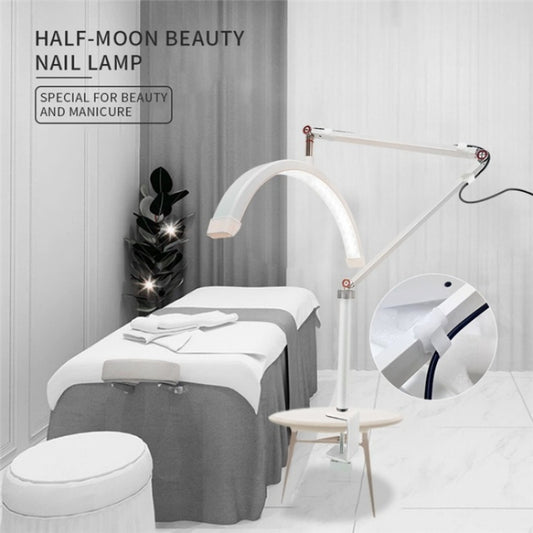 HD-M3X For Eyelash Extensions / Tattoo / Nail Art Lighting Lamp 16 inch Clip-on Half Moon Desk Lamp(UK Plug) by bashfashion