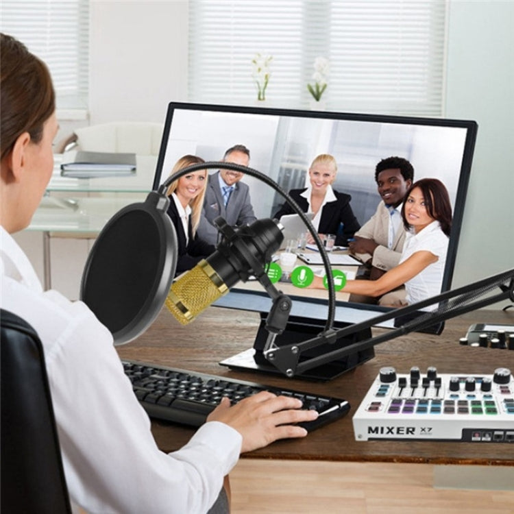 X7 48V Live Broadcast Audio Mixer Professional Microphone Live Sound Card by bashfashion