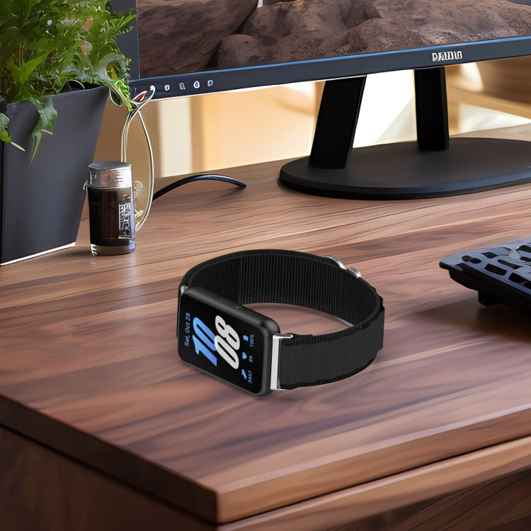 For Samsung Galaxy Fit 3 Nylon Canvas Watch Band(Orange) by bashfashion