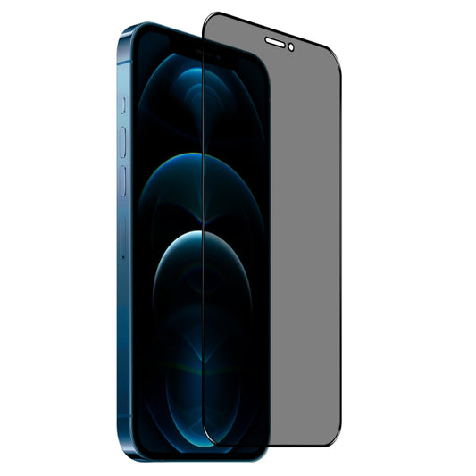 For iPhone 12 / 12 Pro NORTHJO A++ 28 Degree Privacy Full Glue Silk Printing Tempered Glass Film by NORTHJO