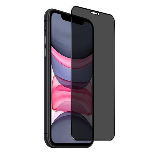 For iPhone 11 / XR NORTHJO A++ 28 Degree Privacy Full Glue Silk Printing Tempered Glass Film by NORTHJO