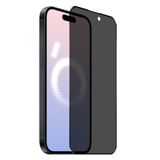 For iPhone 16 Plus NORTHJO A++ 28 Degree Privacy Full Glue Silk Printing Tempered Glass Film by NORTHJO