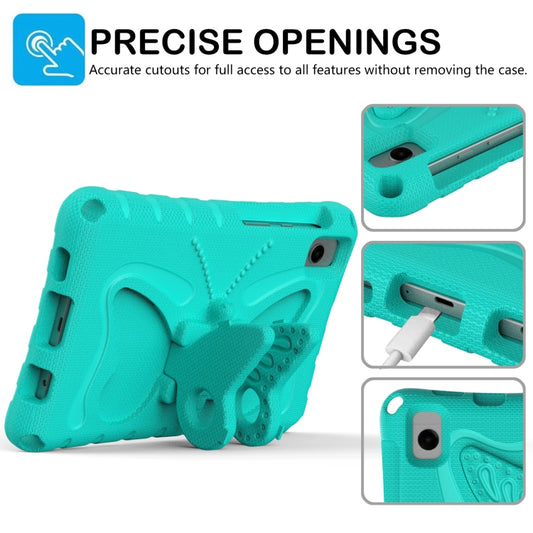 For Samsung Galaxy Tab A 8.0 T290 2019 Butterfly Bracket EVA Shockproof Tablet Case(Mint Green) by bashfashion