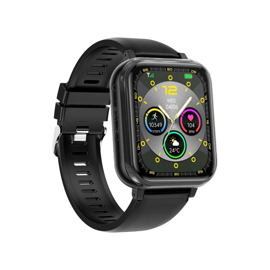 G18 1.83 inch Color Screen Smart Watch Silicone Strap, Support Noninvasive Blood Sugar / Uric Acid(Black) by bashfashion