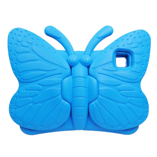 For iPad Air 11 2025 / 2024 Butterfly Bracket Kids EVA Shockproof Tablet Case(Blue) by bashfashion