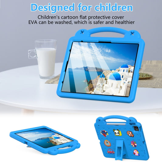 For iPad Pro 13 2025 / 2024 Handle Kickstand Children EVA Shockproof Tablet Case(Sky Blue) by bashfashion