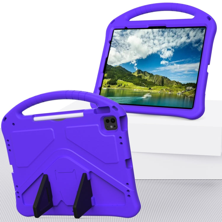 For iPad Air 13 2025 / 2024 EVA Shockproof Tablet Case with Holder(Purple) by bashfashion