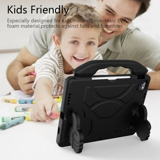 For iPad Pro 11 2025 / 2024 Children EVA Shockproof Tablet Case with Thumb Bracket(Black) by bashfashion
