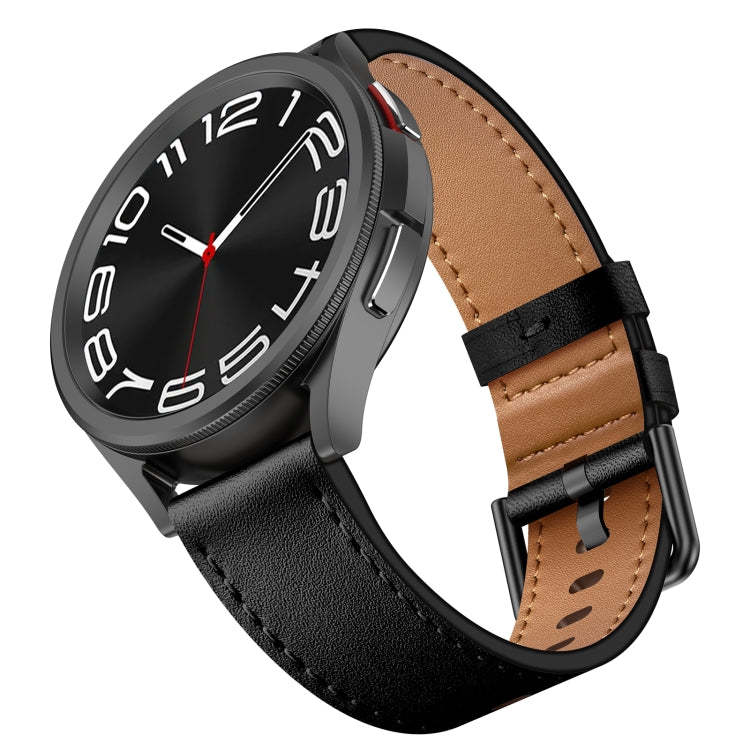 For Huawei Watch GT 22mm SX Connector Metal Button Switch Leather Watch Band(Starlight) by bashfashion