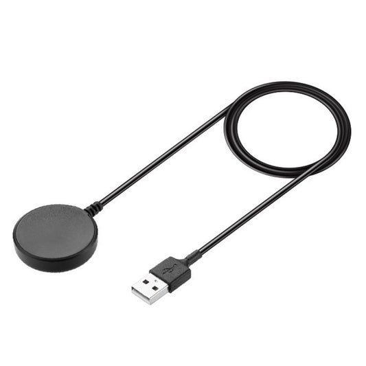 For Samsung Galaxy Watch 7 USB Interface Smart Watch Magnetic Charging Cable(Black) by bashfashion