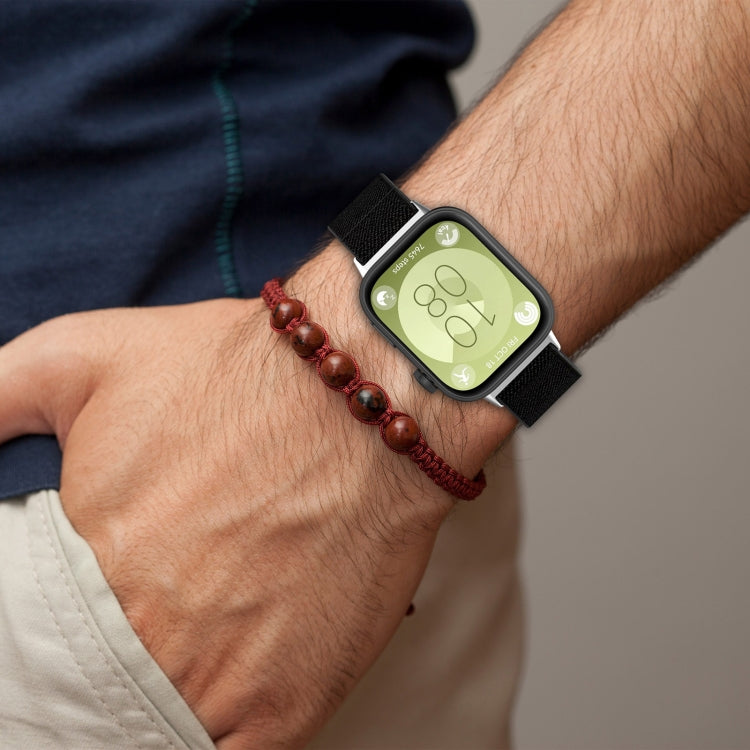 For Huawei Watch Fit 3 Ethnic Style Elastic Nylon Watch Band(Starlight) by bashfashion