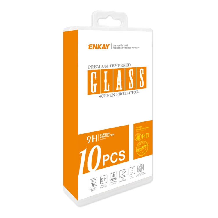 For Nokia G310 10pcs ENKAY 9H Big Arc Edge High Aluminum-silicon Tempered Glass Film by ENKAY