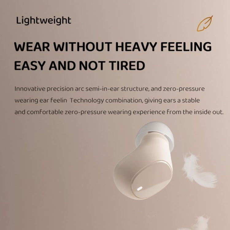 Pro mini AI Noise Cancelling Mic Bluetooth 5.3 Wireless Earphones(Skin Colour) by bashfashion