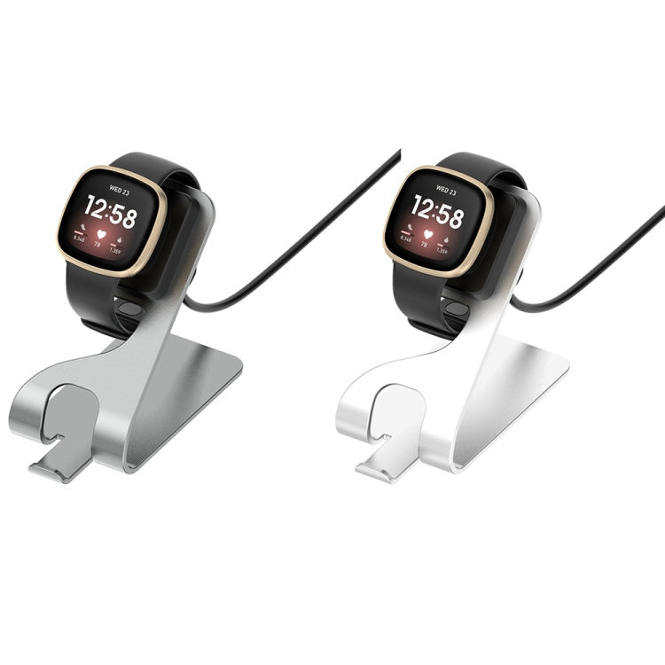 For Fitbit Ace LTE Aluminum Alloy Metal Bracket Watch Charger, Length: 1.5m(Gray) by bashfashion