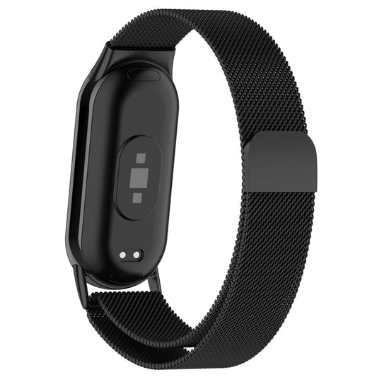 For Xiaomi Smart Band 10 / 9 / 8 Milan Magnetic Stainless Steel Watch Band(Black) by bashfashion