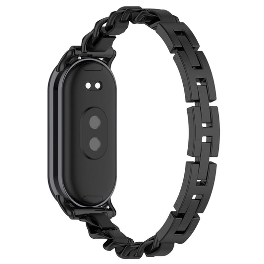 For Xiaomi Smart Band 10 / 9 / 8 Fashion Bracelet Metal Watch Band(Black) by bashfashion