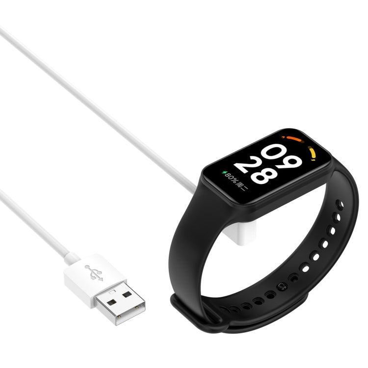 For Xiaomi Smart Band 9 USB Interface Smart Watch Magnetic Charging Cable(White) by bashfashion