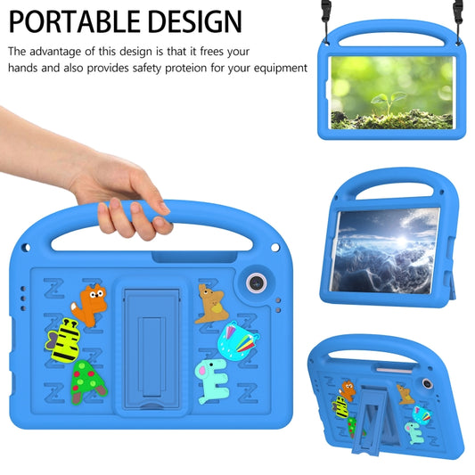 For Samsung Galaxy Tab A11 / A9 Cartoon Sparrow EVA Shockproof Tablet Case(Blue) by bashfashion