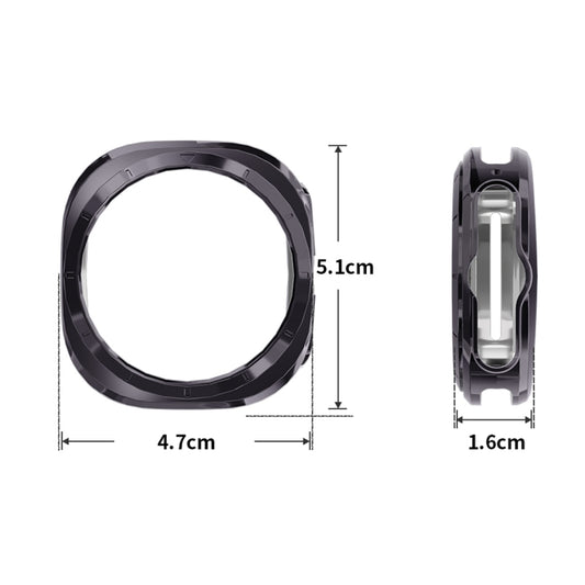 For Samsung Galaxy Watch Ultra 47mm / Ultra 2025 ENKAY Hat-Prince Electroplated Soft TPU Cover + 0.2mm 9H Glass Screen Protector(Pink) by ENKAY