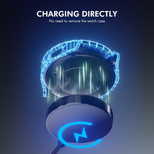 For Samsung Galaxy Watch7 40mm ENKAY Hat-Prince Blink Full Coverage PC + Tempered Glass Film Integrated Watch Case(Dark Green) by ENKAY