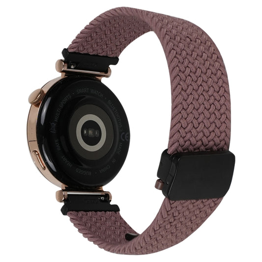 For Amazfit GTR Mini Magnetic Buckle 20mm Braided Watch Band(Smoky Purple) by bashfashion