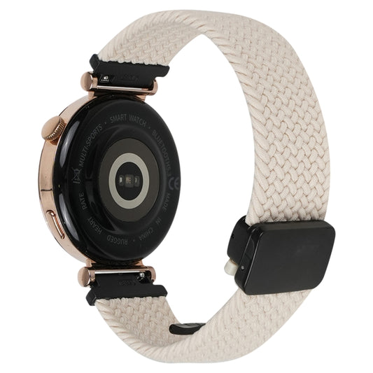 For Amazfit GTS4 Mini Magnetic Buckle 20mm Braided Watch Band(Starlight) by bashfashion