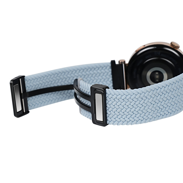 For Amazfit GTS 2e Magnetic Buckle 20mm Braided Watch Band(Forest Green) by bashfashion