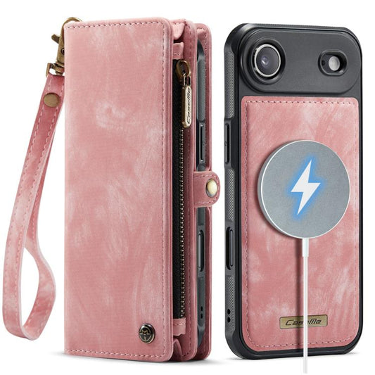 For iPhone Air CaseMe 008 Detachable Multifunctional Leather Phone Case(Pink) by CaseMe