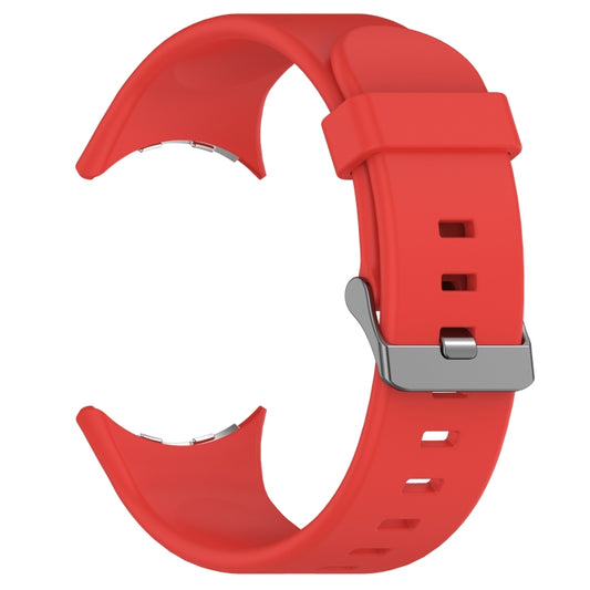For Google Pixel Watch 3 45mm Solid Color Sports Silicone Watch Band(Red) by bashfashion