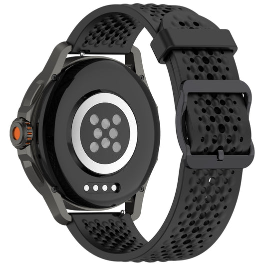 For Xiaomi Watch S4 Sport Liquid Pure Color Silicone Watch Band(Black) by bashfashion