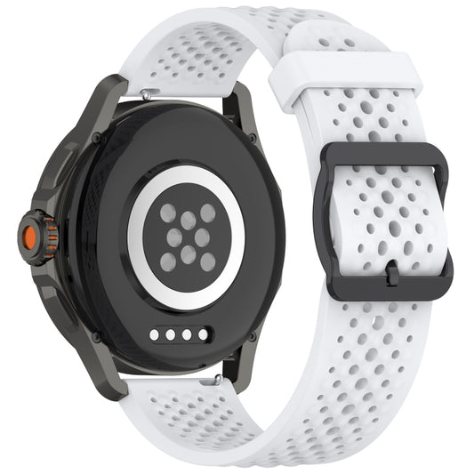 For Xiaomi Watch S4 Sport Liquid Pure Color Silicone Watch Band(White) by bashfashion
