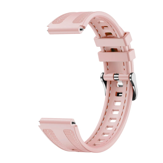 For Huawei Watch GT 5 41mm Women Hybrid Nylon Silicone Watch Band(Pink) by bashfashion