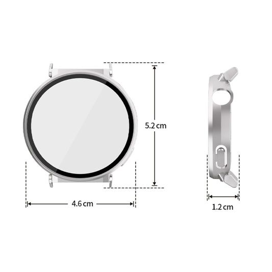 For Huawei Watch GT 5 Pro 42mm ENKAY Hat-Prince Tempered Glass Film Integrated PC Watch Case(Transparent) by ENKAY