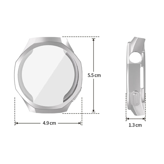 For Huawei Watch GT 5 Pro 46mm ENKAY Hat-Prince Electroplated Soft TPU Watch Case with Screen Film(Transparent) by ENKAY