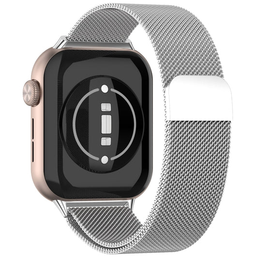 For Honor Watch 5 Milan Magnetic Buckle Steel Mesh Watch Band(Silver) by bashfashion