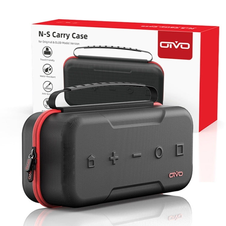 OIVO IV-SW188 Portable EVA Storage Bag for Nintendo Switch Series(Red) by OIVO