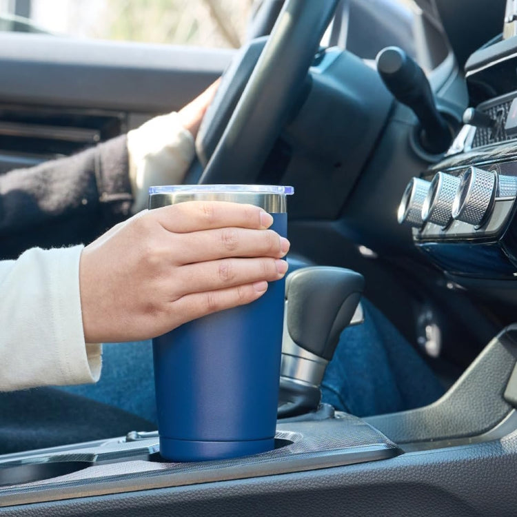 JUNSUNMAY 600ml 304 Stainless Steel Vacuum Insulated Coffee Travel Mug Double Wall Thermal Cup(Steel Color) by JUNSUNMAY