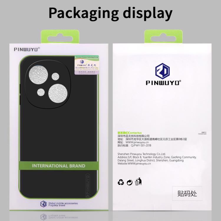 For Tecno Spark Go 2025 / Go 1 PINWUYO Sense Series Liquid Silicone TPU Phone Case(Black) by PINWUYO