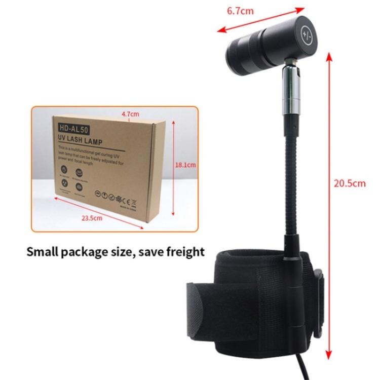 AL50 Eyelash Extensions / Nail Art / Eyebrow Tattoo Wrist Strap Curing Light UV Lamp(UK Plug) by bashfashion