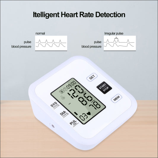 RZ205 Blood Pressures Automatic Digital Upper Arm Heart Beat Rate Pulse Monitor Meter Tonometer Equipment Sphygmomanometer by bashfashion