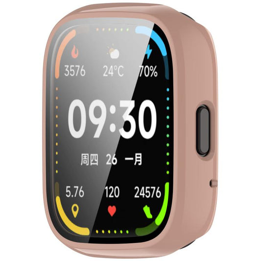 For Lexin Watch 3 Tempered Film Integrated PC Watch Protective Case(Cherry Pink) by bashfashion