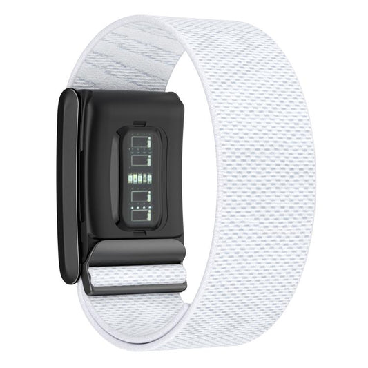 For WHOOP 4.0 Elastic Force Decorative Design Nylon Watch Band(White) by bashfashion
