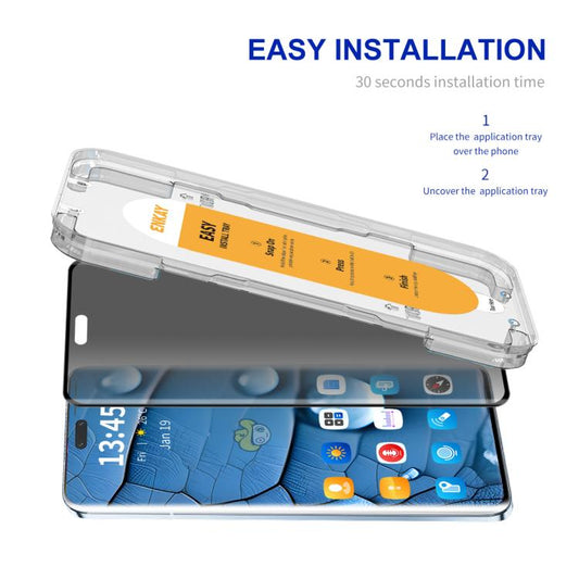 For Honor 100 Pro ENKAY Hat-Prince Easy Install Heat Bending Privacy Screen Tempered Glass Film by ENKAY