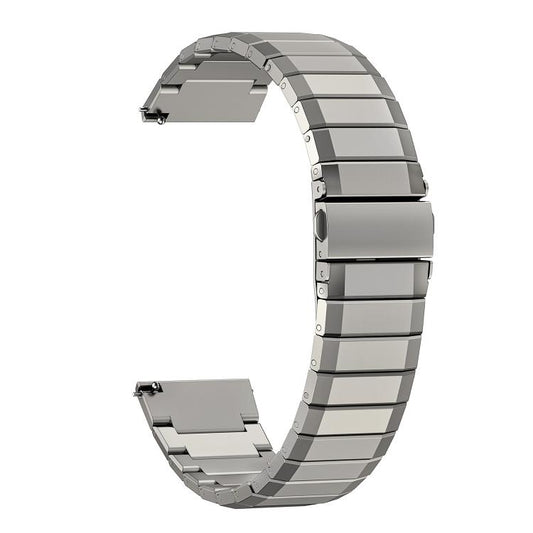 22mm Bamboo Joint Bounce Buckle Titanium Alloy Watch Band(Starlight) by bashfashion