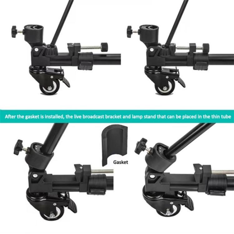YUNTENG 900L DV Camera Photography Tripod Base Stand Universal Folding 3 Wheels Pulley by YUNTENG